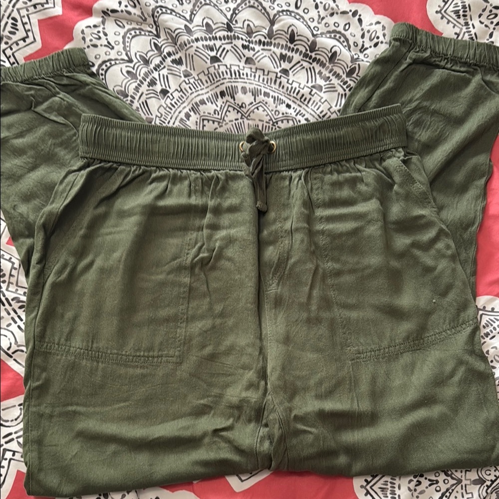 Celebrity Pink Olive Green joggers